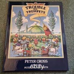 TROUBLE FOR TRUMPETS 1st edition Signed by Peter Cross 1982