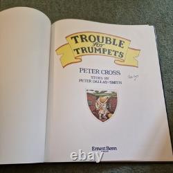 TROUBLE FOR TRUMPETS 1st edition Signed by Peter Cross 1982