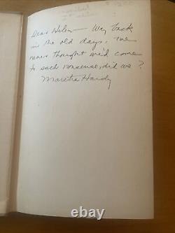 Tatoosh by Martha Hardy 1st Edition, 1st Printing, Signed