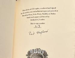 Ted HUGHES, Leonard Baskin / Eat Crow Limited Signed 1st Edition 1971