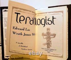 Teratologist SIGNED by Edward Lee & Wrath James White 1st Edition, Limited