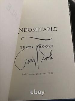 Terry Brooks First Edition SIGNED Indomitable