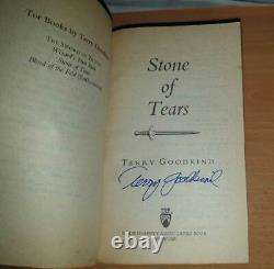 Terry Goodkind Stone of Tears SIGNED 1st edn