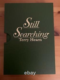 Terry Hearn Still Searching signed leatherbound carp fishing book no barbel