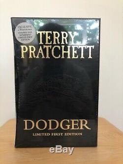Terry Pratchett Dodger, signed, first edition, stamped, numbered, dust cover