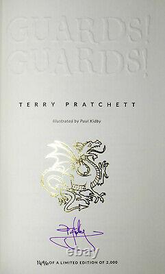 Terry Pratchett Guards! Guards! Discworld Signed Limited Illustrated Hardcover