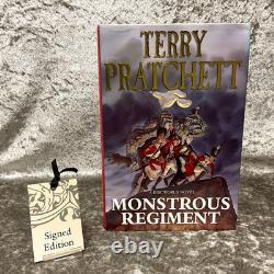 Terry Pratchett Signed Monstrous Regiment True 1st Edition UK HBK 1 /1 DISCWORLD
