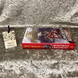Terry Pratchett Signed Monstrous Regiment True 1st Edition UK HBK 1 /1 DISCWORLD