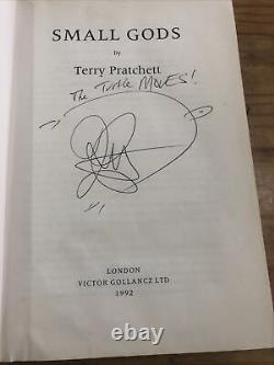 Terry Pratchett, Small Gods, Signed, 1st Edition 1992