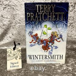 Terry Pratchett Wintersmith True 1st Edition SIGNED UK HBK 2006 1/1 Discworld