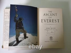 The Ascent of Everest John Hunt SIGNED 1953 1st Ed Dust Jacket Mt Everest