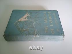 The Ascent of Everest John Hunt SIGNED 1953 1st Ed Dust Jacket Mt Everest
