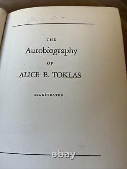 The Autobiography of Alice B. Toklas by Gertrude Stein 1933 1st Edition Hardback