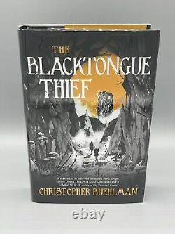 The Blacktongue Thief By Christopher Buehlman Signed Numbered 1st Ed 1st Print