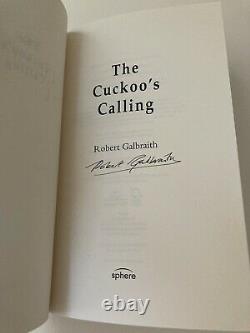 The CUCKOO'S CALLING, ROBERT GALBRAITH SIGNED UK 1st/1st edition hardback RARE