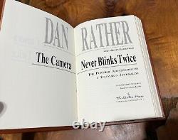 The Camera Never Blinks Twice Dan Rather Easton Press SIGNED 1st Edition
