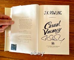 The Casual Vacancy J K Rowling Signed 1st Edition with Hologram