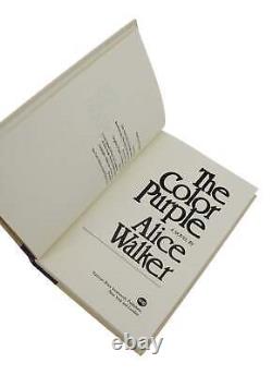 The Color Purple SIGNED by ALICE WALKER First Edition 1st Printing 1982