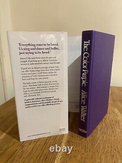 The Color Purple by Alice Walker SIGNED 40th Anniversary Edition UK 1st/1st HB