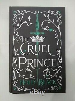 The Cruel Prince by Holly Black SIGNED Green Sprayed Pages ILLUMICRATE