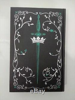The Cruel Prince by Holly Black SIGNED Green Sprayed Pages ILLUMICRATE