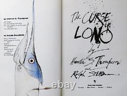 The Curse Of Lono (1983) Hunter S. Thompson, Ralph Steadman Signed 1st Edition