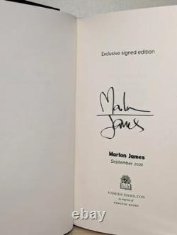 The Disappearers by Marlon James Signed First Edition Hardback
