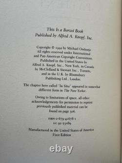 The English Patient' by Michael Ondaatje, 1st Edition, Signed, Association copy