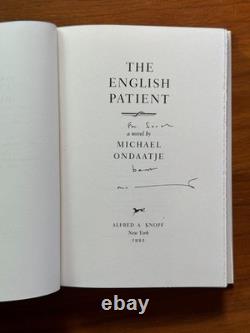 The English Patient' by Michael Ondaatje, 1st Edition, Signed, Association copy