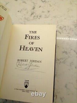The Fires of Heaven Wheel of Time First Edition & Printing SIGNED Robert Jordan