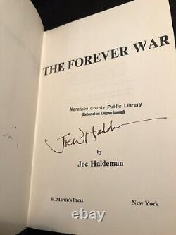 The Forever War Signed 1st Edition 1st Print Joe Haldeman 1974 Hardcover 8J