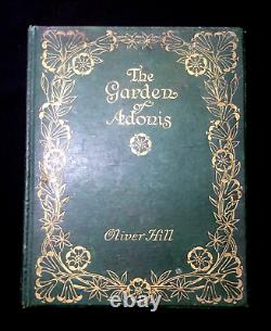 The Garden Of Adonis Oliver Hill, Photo-Illustrated, Signed 1st Edition 1923