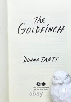 The Goldfinch SIGNED by Donna Tartt 1st Edition 1st Print JSA COA Authenticated