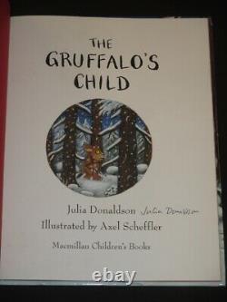 The Gruffalo's Child SIGNED 2004 1st Edition/1st Impression Julia Donaldson
