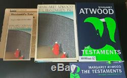 The Handmaid's Tale & The Testaments Margaret Atwood SIGNED First Editions