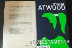 The Handmaid's Tale & The Testaments Margaret Atwood SIGNED First Editions