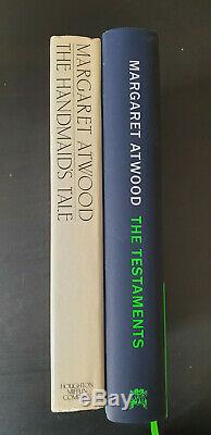 The Handmaid's Tale & The Testaments Margaret Atwood SIGNED First Editions