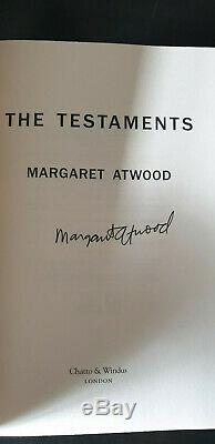 The Handmaid's Tale & The Testaments Margaret Atwood SIGNED First Editions