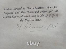 The History of Tom Jones Henry Fielding 1925 1st Edition-Signed-DJ-HB