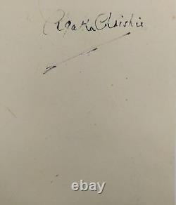 The Hollow by Agatha Christie Signed First Edition 1946