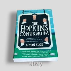 The Hopkins Conundrum Simon Edge SIGNED 1st Edition Paperback Collectible