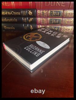 The Hunger Games SIGNED by SUZANNE COLLINS Hardback 1st Edition First Printing