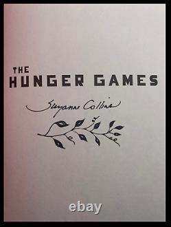 The Hunger Games SIGNED by SUZANNE COLLINS Hardback 1st Edition First Printing