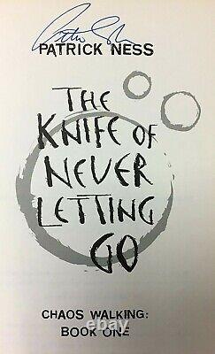 The Knife Of Never Letting Go by Patrick Ness (Hardback, 1st Ed, Signed, 2008)