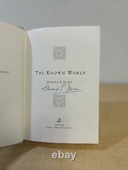 The Known World by Edward P. Jones (SIGNED 1st Edition, 1st Printing)