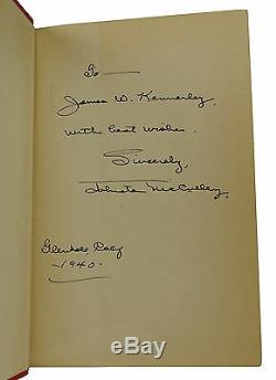 The Mark of Zorro SIGNED by JOHNSTON MCCULLEY First Edition 1st 1924