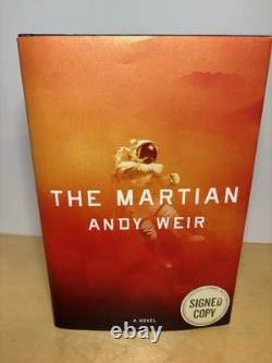 The Martian Andy Weir 2014 Hardcover Signed 1st Edition Later Printing Near Fine
