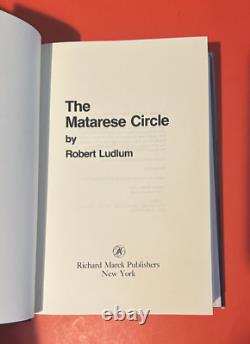 The Matarese Circle Ludlum Signed 1st Edition 1979