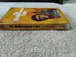 The Mediterranean Caper SIGNED by Clive Cussler true 1st/1st pb pub Pyramid