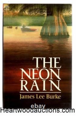 The Neon Rain by James Lee Burke FIRST UK- Signed